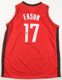 Tari Eason Signed Houston Rockets Jersey (PSA QR Card) 2022 1st Round Draft Pick
