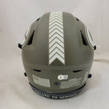 JORDAN LOVE SIGNED GREEN BAY PACKERS F/S STS SPEEDFLEX AUTHENTIC HELMET BAS