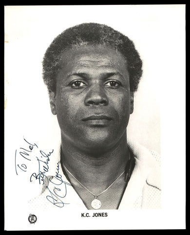 K.C. KC Jones Autographed Team Issued 8x10 Photo Celtics Coach "To Mel " 190587