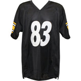 Heath Miller Autographed Pro Style Size XL Black Jersey Beckett Witness 54627