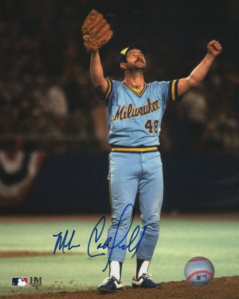 1982 Milwaukee Brewers Pitcher MIKE CALDWELL Signed 8x10 Action Photo #3 AUTO