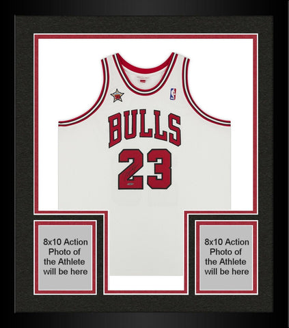 FRMD Michael Jordan Bulls Signed Mitchell & Ness 1998 ASG White Jersey - UD