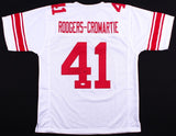 Dominique Rodgers-Cromartie Signed New York Giants White Home Jersey (JSA COA)