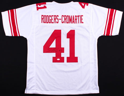Dominique Rodgers-Cromartie Signed New York Giants White Home Jersey (JSA COA)