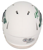 Ahmad "Sauce" Gardner Autographed Jets White Matte Speed Mini Helmet Beckett