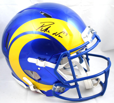 Puka Nacua Autographed Los Angeles Rams F/S Speed Authentic Helmet - Fanatics