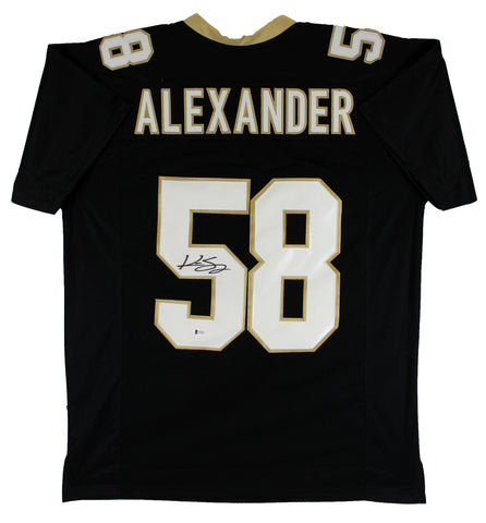 Kwon Alexander Authentic Signed Black Pro Style Jersey Autographed BAS Witnessed