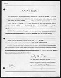 Lynn St. John HOF Signed 1940 Contract Ohio State & Case Western JSA 198958