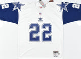 Emmitt Smith Autographed Cowboys Mitchell & Ness Legacy Jersey - Beckett W Holo