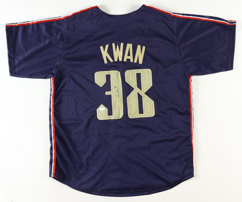 Steven Kwan Signed Cleveland Guardians City Connect Custom Style Jersey (JSA)