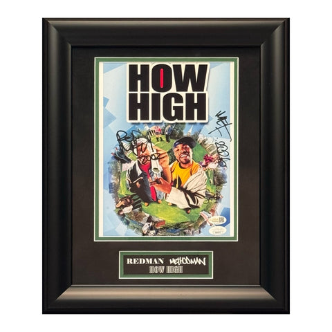 Method Man & Redman Signed Autographed 8x10 "How High" Photo Framed to 11x14 JSA