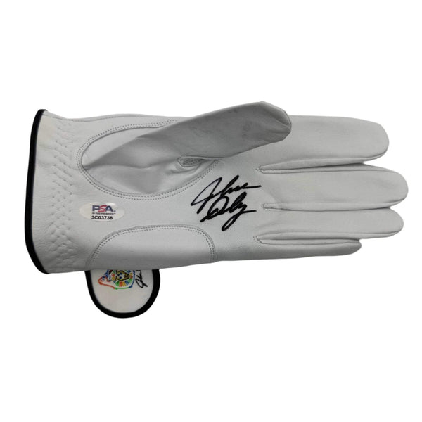 Autographed/Signed John Daly White Golf Glove PSA COA