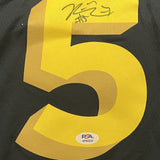 Kevon Looney Signed Jersey PSA Golden State Warriors Autographed