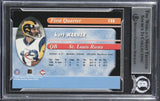 Rams Kurt Warner Signed 1999 Collector's Edge Odyssey #123 Card BAS Slab 3