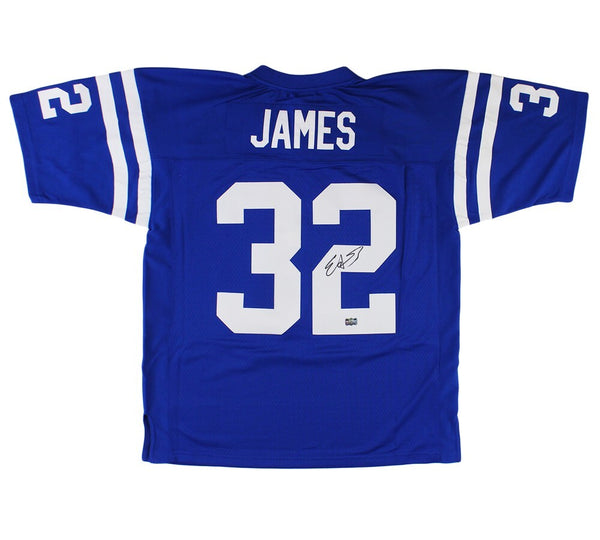 Edgerrin James Signed Indianapolis Colts Mitchell & Ness 1999 Royal Blue Jersey