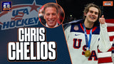 Chris Chelios Signed Team USA Jersey Inscribed "HOF 2013" (JSA) Blackhawks