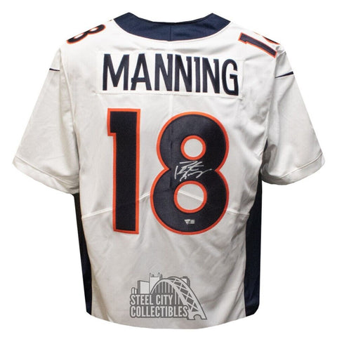 Peyton Manning Autographed Denver Nike Football Jersey - Fanatics
