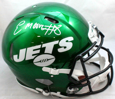 Elijah Moore Autographed New York Jets F/S Speed Authentic Helmet-Beckett W Holo