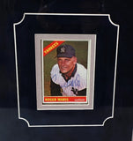Roger Maris Signed Auto Card in 34"W x 24"H Framed Collage PSA/DNA