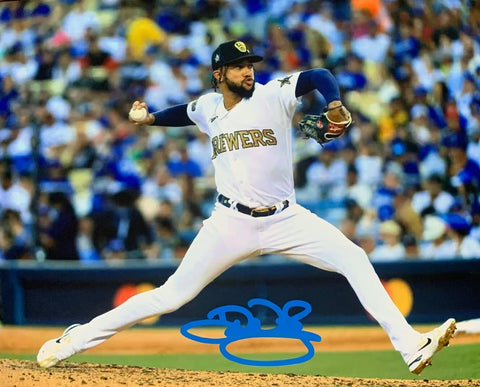 Brewers DEVIN WILLIAMS Signed 8x10 Photo #15 AUTO - 2020 NL Rookie of the Year