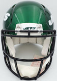 ZACH WILSON AUTOGRAPHED JETS GREEN FULL SIZE AUTHENTIC HELMET BECKETT 194727