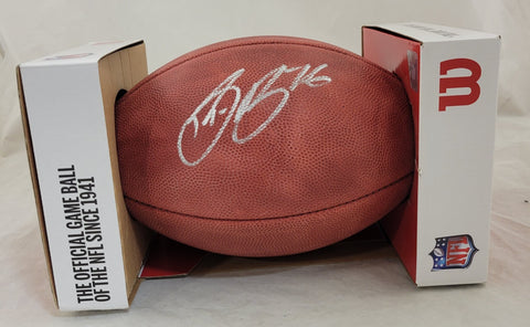 SAQUON BARKLEY SIGNED PHILADELPHIA EAGLES NFL OFFICIAL THE DUKE FOOTBALL BAS QR