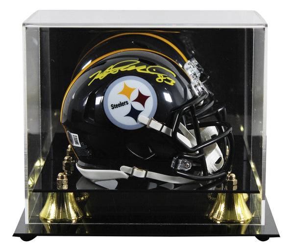 Steelers Heath Miller Authentic Signed Speed Mini Helmet W/ Case BAS Witnessed