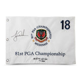 Tiger Woods Autographed "World #1 8/99-9/04" 1999 PGA Pin Flag UDA LE 500
