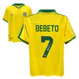 Bebeto Signed Brazil FC Soccer Jersey #7 with Beckett COA