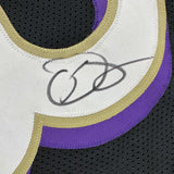Autographed/Signed Odell Beckham Jr. Baltimore Black Jersey Beckett BAS COA