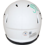 Brian Dawkins Signed Philadelphia Eagles Lunar Mini Helmet Beckett 43037
