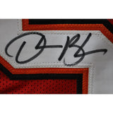 Derrick Brooks Autographed/Signed Pro Style Red XL Jersey Beckett 33193