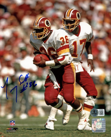 Timmy Smith Autographed/Signed Washington Redskins 8x10 Photo Beckett 56839