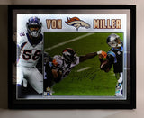 Von Miller Autographed 16x20 SB 50 Photo Lighted Framed Beckett COA
