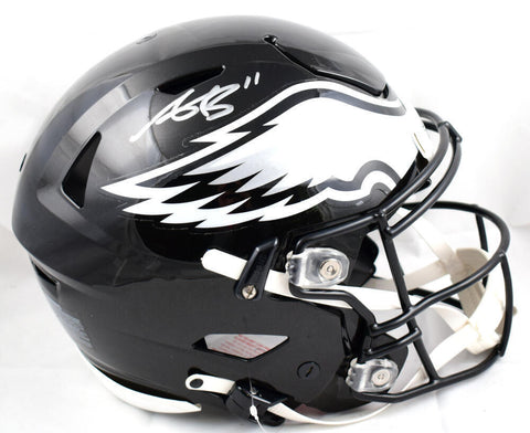 A.J. Brown Autographed Eagles F/S Alt 2022 Speed Flex Helmet- Beckett W Hologram