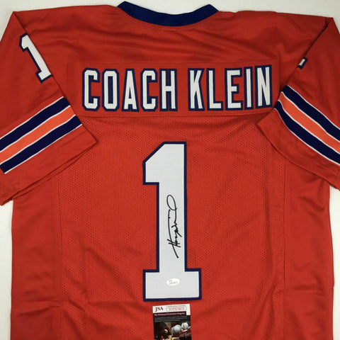 Autographed/Signed HENRY WINKLER Coach Klein The Waterboy Jersey JSA COA Auto
