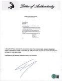 Herb Sendek & Shaquille O'Neal Signed 1988 Providence Recruitment Letter BAS