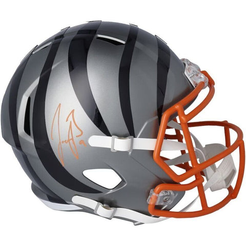 Joe Burrow Autographed Cincinnati Bengals Full Size Flash Speed Helmet Fanatics