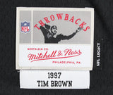 Raiders Tim Brown "HOF 2015" Authentic Signed Black M&N TB Jersey Fanatics