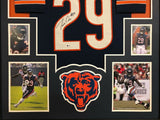FRAMED CHICAGO BEARS TARIK COHEN AUTOGRAPHED SIGNED JERSEY BECKETT COA