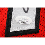 Tyler Herro Autographed/Signed Pro Style Red Jersey JSA 43522