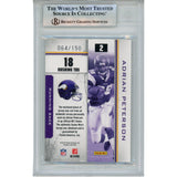 Adrian Peterson Autographed '10 Panini RS Patch/150 Trading Card Beckett 49814