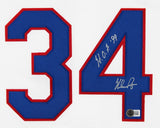 Rangers Nolan Ryan HOF 99 Authentic Signed White NIke Jersey Autographed BAS