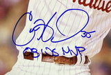 Cole Hamels Signed 16x20 Philadelphia Phillies Photo 08 WS MVP Inscribed BAS ITP