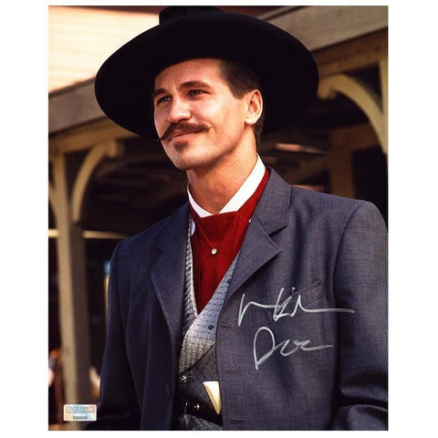 Val Kilmer Autographed Tombstone Doc Holliday OK Corral 8x10 Photo