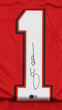 Jon Gruden Signed Buccaneers Jersey (Beckett) Tampa Bay Super Bowl XXXVII Coach