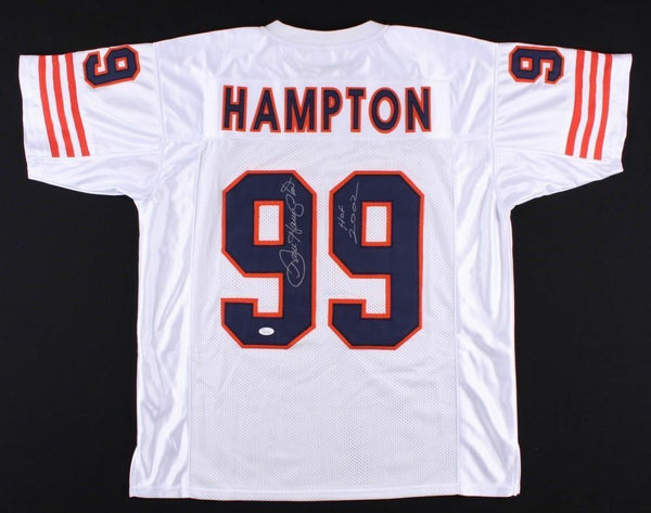 Dan Hampton Signed Chicago Bears Jersey Inscribed HOF 2002 -JSA COA / 1985 Bears