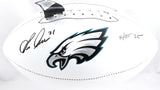 Eric Allen Autographed Philadelphia Eagles Logo Football HOF- Beckett W Hologram