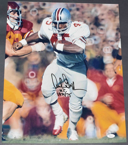 ARCHIE GRIFFIN AUTOGRAPHED OHIO STATE BUCKEYES 16x20 PHOTO JSA W/ HT 1974/75