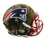 Rob Gronkowski Signed New England Patriots Speed Authentic Camo NFL Helmet